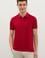 Erkek Bordo Polo Yaka Basic T-Shirt