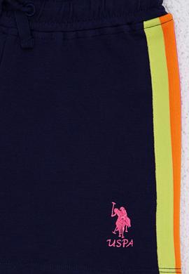 Çocuk Lacivert Örme Şort - 50234793006