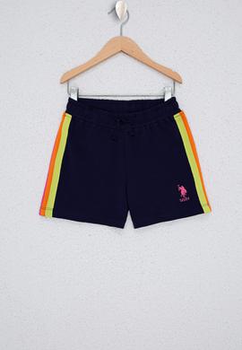 Çocuk Lacivert Örme Şort - 50234793006
