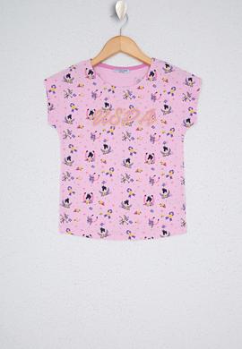 Kız Çocuk Toz Pembe Pijama Takımı - 50241917018