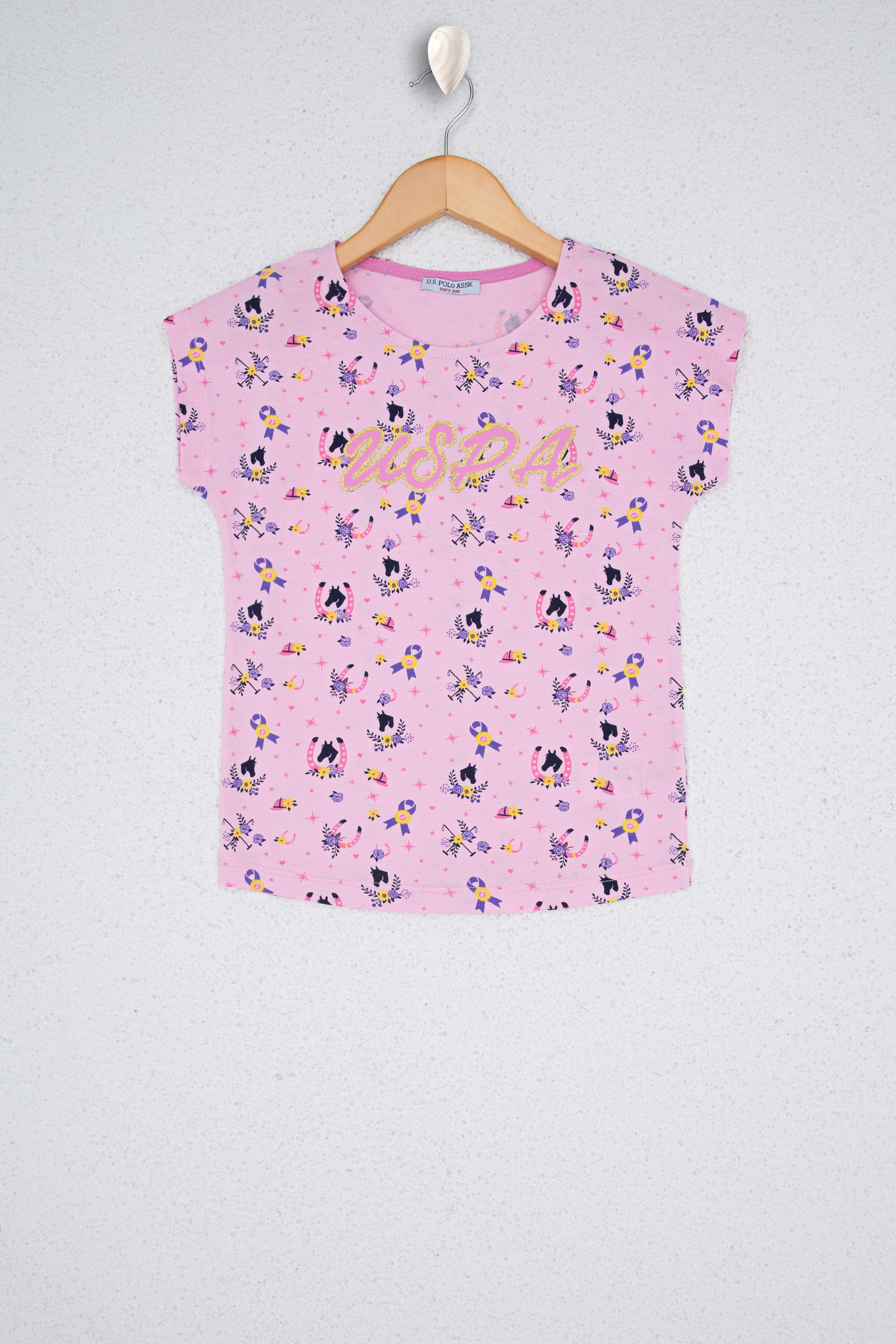 Kız Çocuk Toz Pembe Pijama Takımı - Image 2
