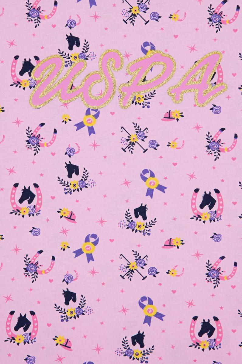 Kız Çocuk Toz Pembe Pijama Takımı