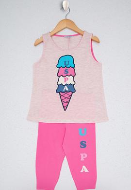 Kız Çocuk Pembe Pijama Takımı - 50241942004