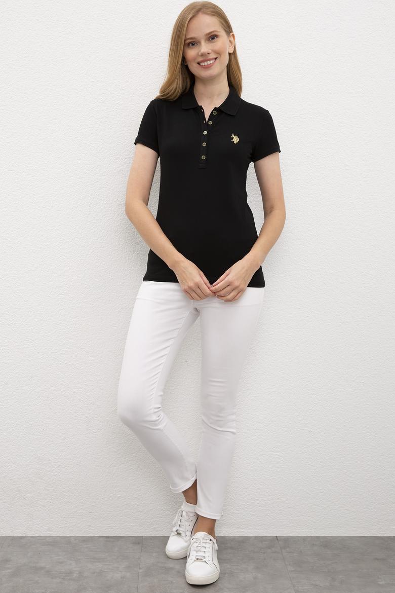 Kadın Siyah Basic Tişört - 50202680106