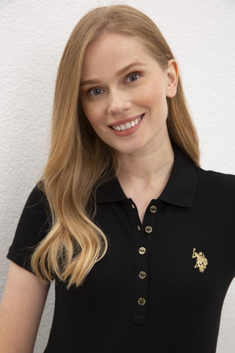 Kadın Siyah Basic Tişört - 50202680106