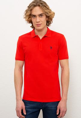 Erkek Kırmızı Basic Tişört - 50217612053