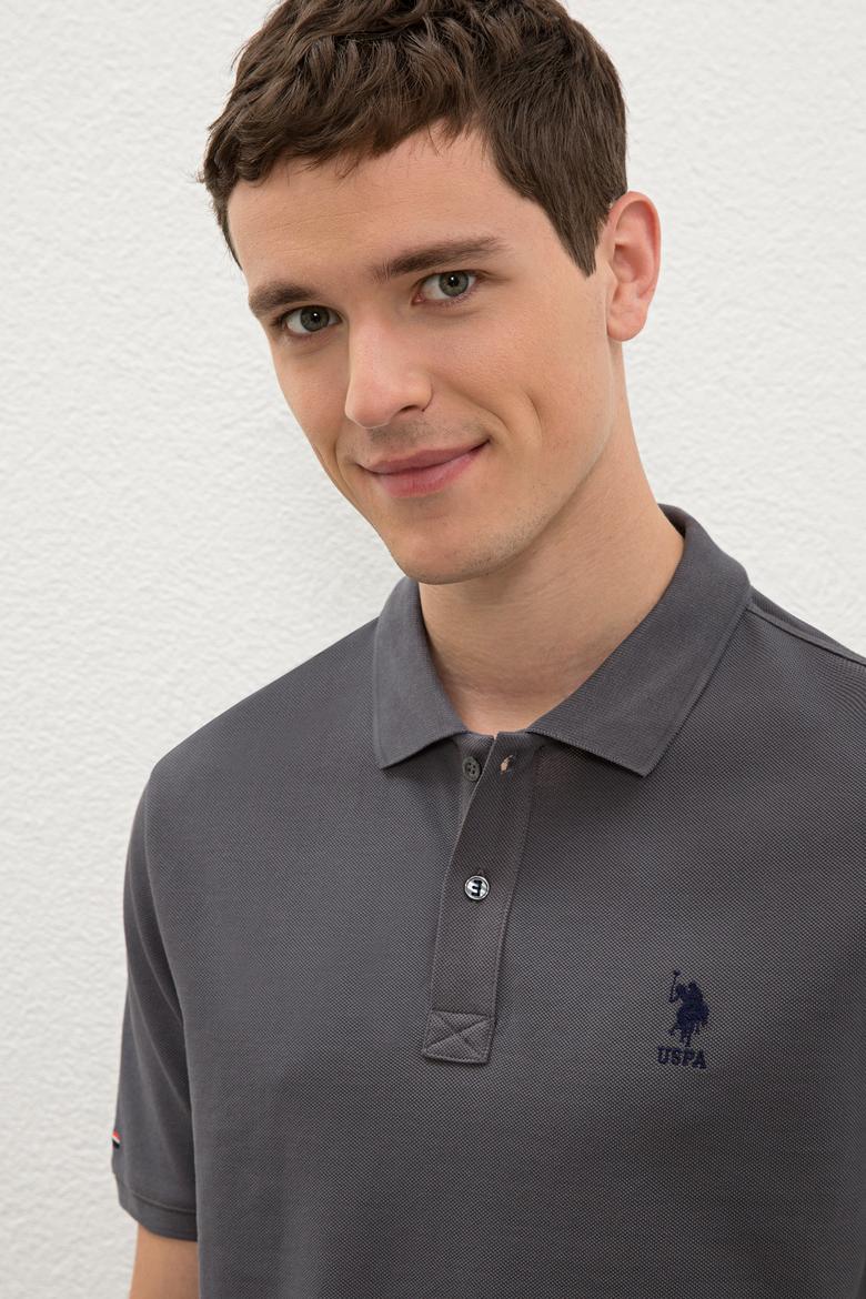 Erkek Antrasit Basic Tişört - 50222614210