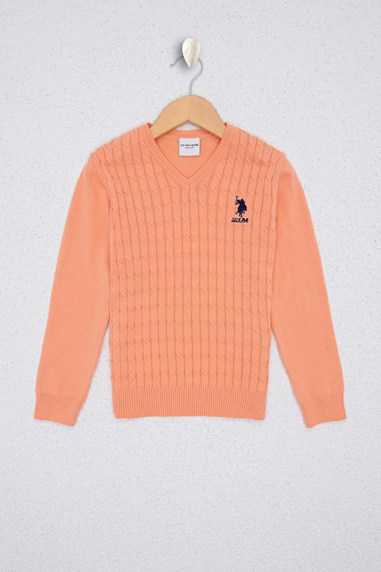 Kız Çocuk Somon Basic Kazak