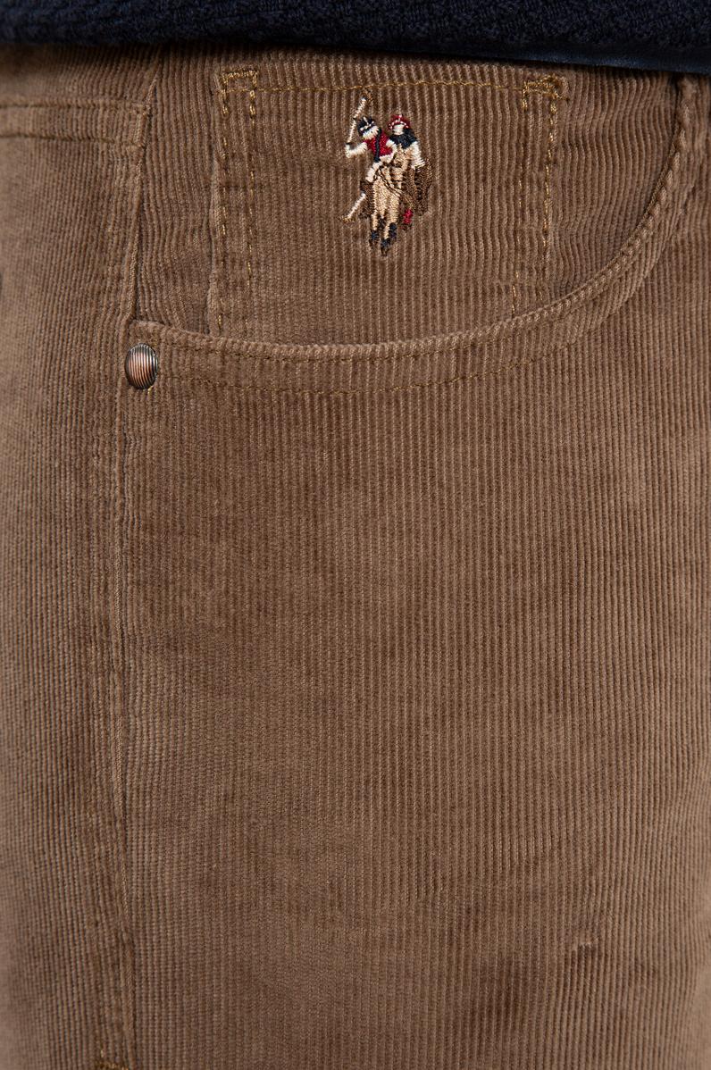 Erkek Kahverengi Kanvas Pantolon