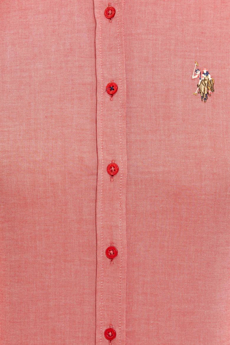 Kadın Kırmızı Uzun Kollu Basic Gömlek - 50232199010