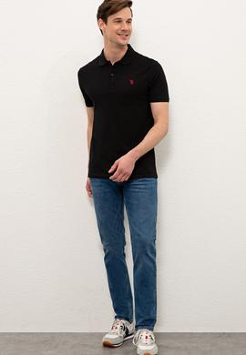 Erkek Siyah Basic Tişört - 50232303043