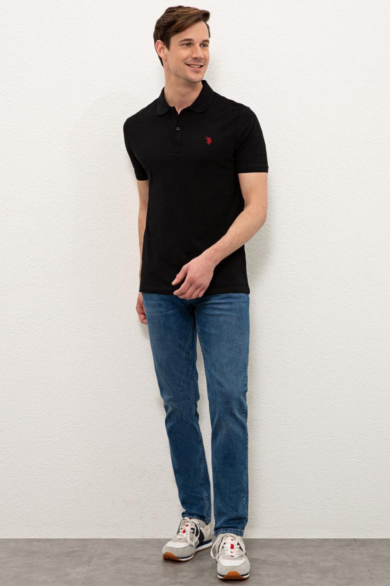 Erkek Siyah Basic Tişört - 50232303043