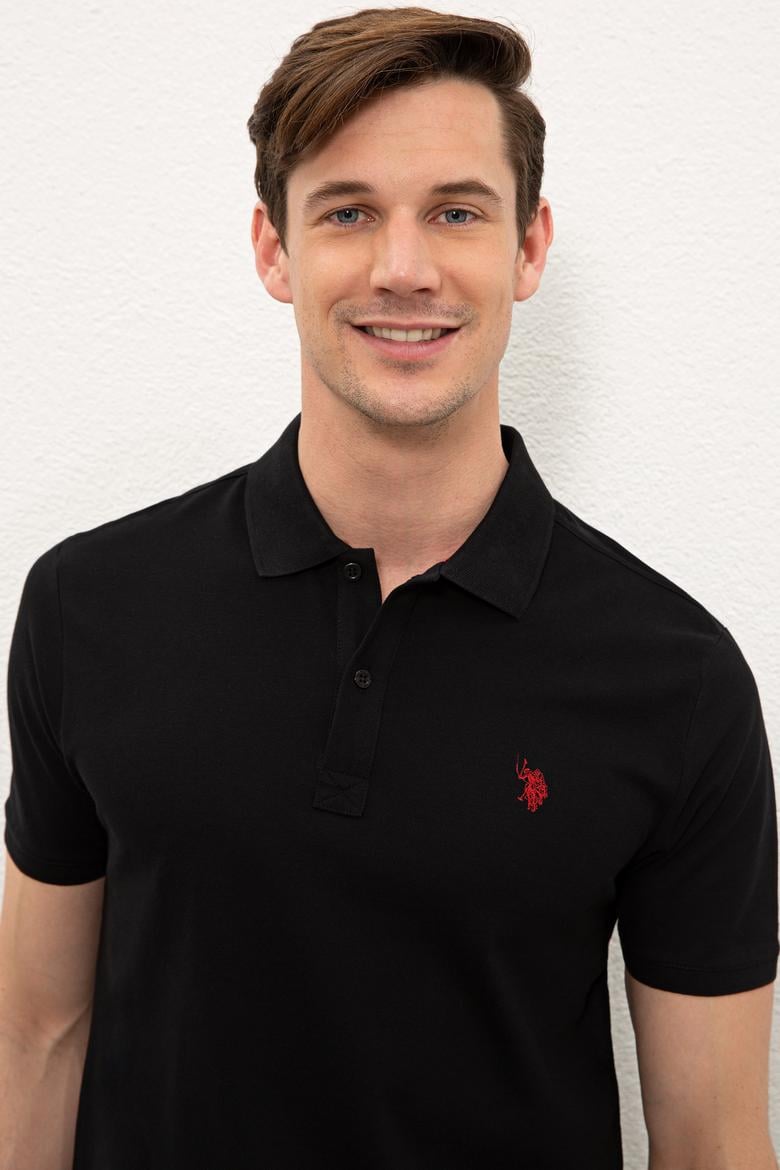 Erkek Siyah Basic Tişört - 50232303043