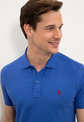 Erkek Saks Basic Polo Yaka Tişört - 50232303190
