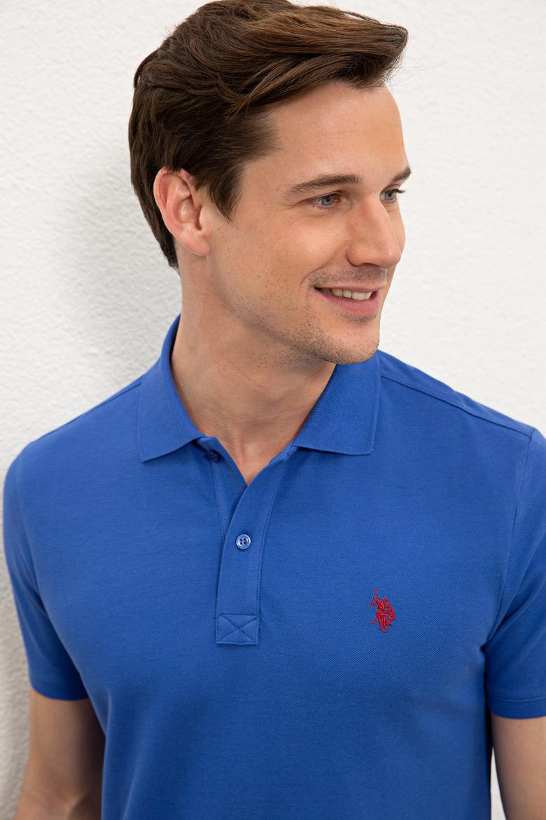 Erkek Saks Basic Polo Yaka Tişört - 50232303190