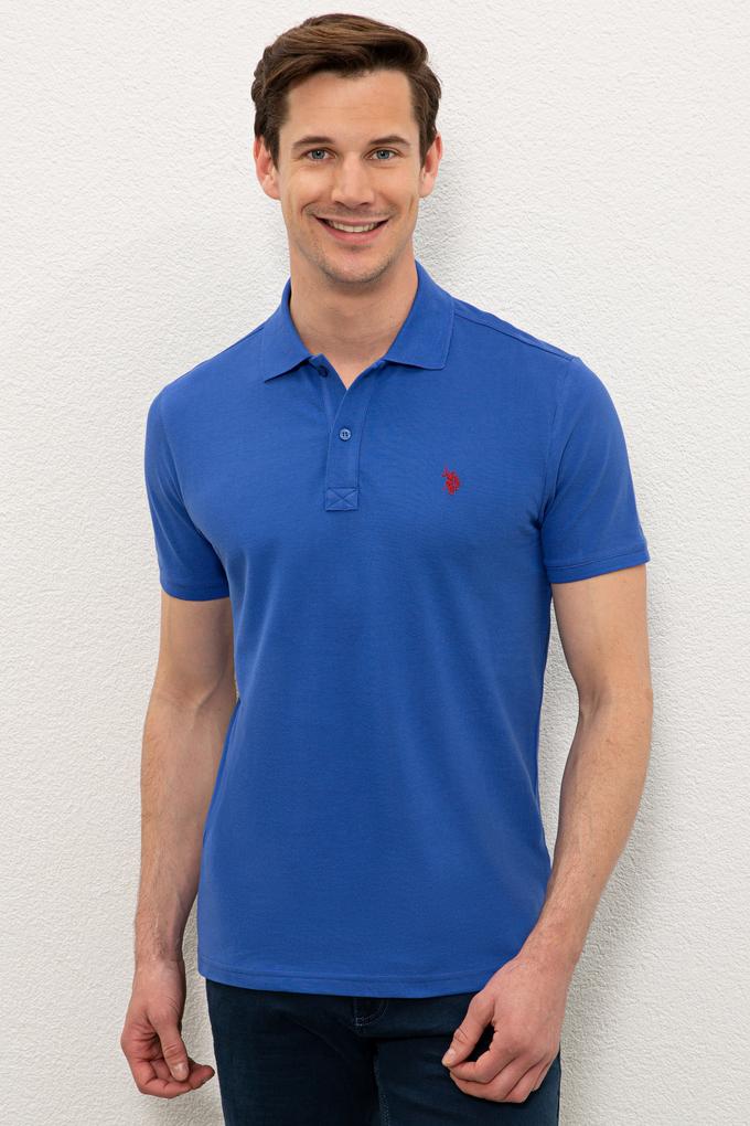Erkek Saks Basic Polo Yaka Tişört
