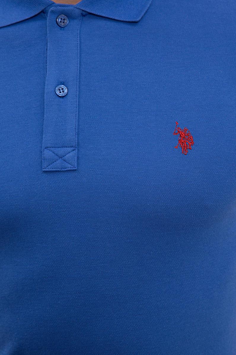 Erkek Saks Basic Polo Yaka Tişört