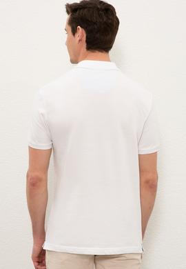 Erkek Beyaz Basic Tişört - 50232308062