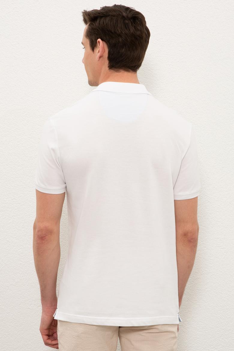 Erkek Beyaz Basic Tişört - 50232308062
