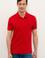 Erkek Kırmızı Basic Polo Yaka Tişört