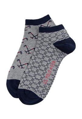 Erkek Gri Melanj Çorap - 50234009002