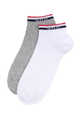 Erkek Gri Melanj Çorap - 50234019002