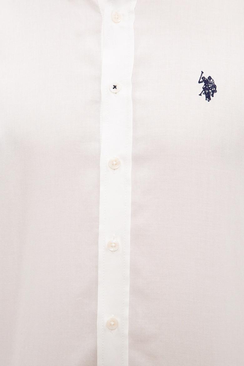 Erkek Beyaz Gömlek Uzunkol Basic - 50234985010