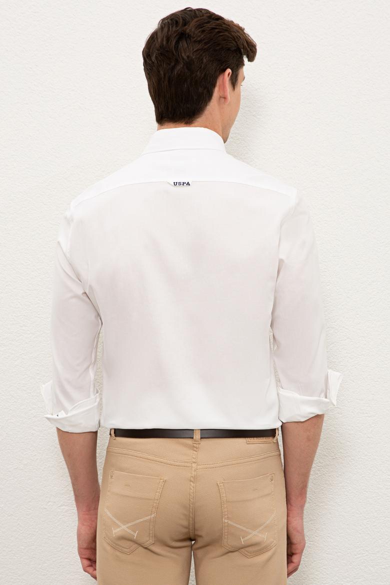 Erkek Beyaz Gömlek Uzunkol Basic - 50234985010