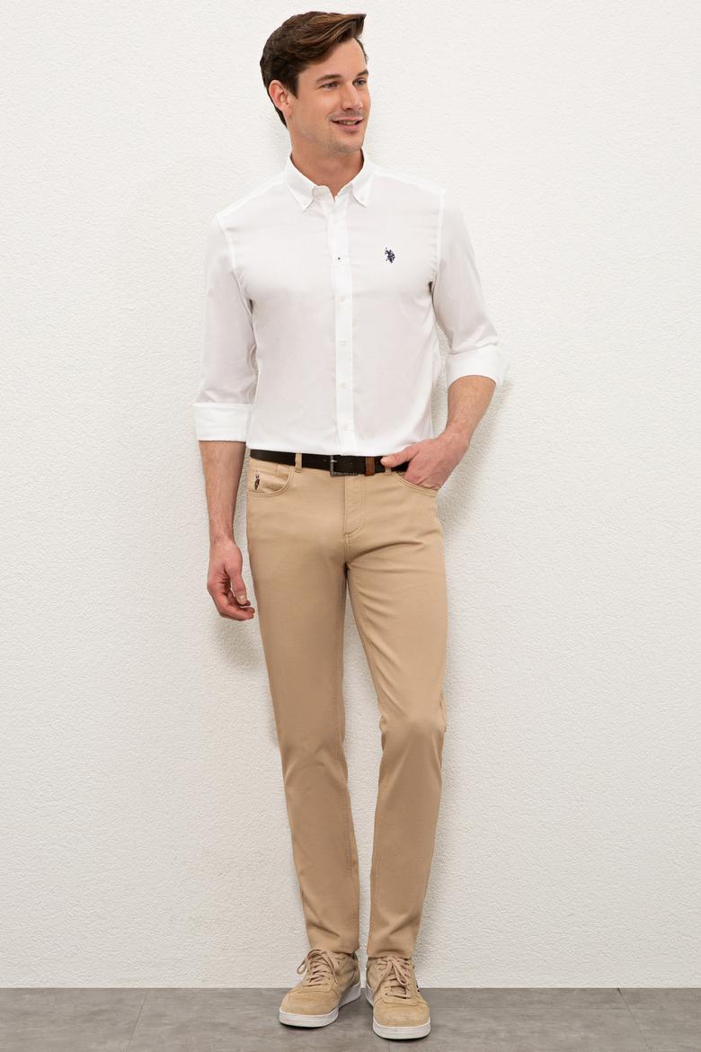 Erkek Beyaz Gömlek Uzunkol Basic - 50234985010