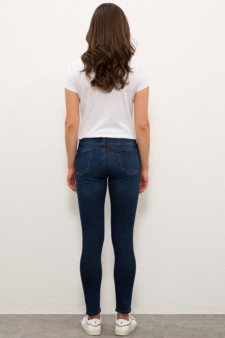 Kadın Mavi Jean Pantolon - 50235002005