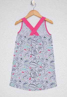 Kız Çocuk Gri Gecelik - 50241920001