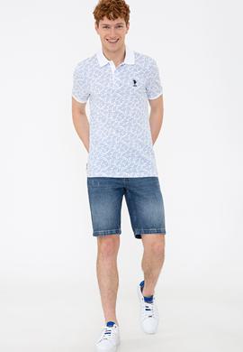 Erkek Beyaz Polo Yaka T-Shirt - 50237322007