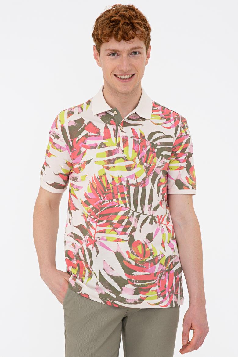 Erkek Turuncu Polo Yaka Tişört