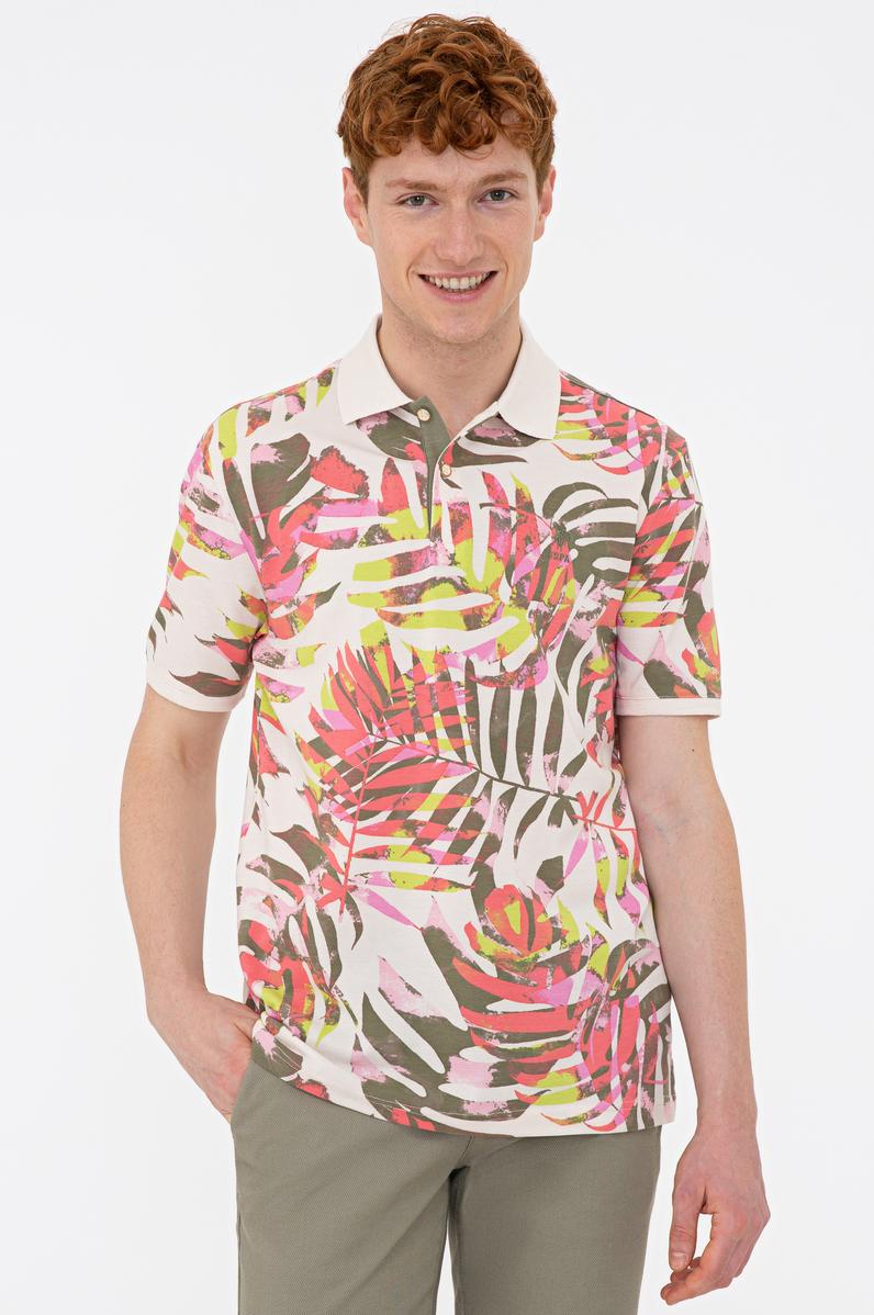 Erkek Turuncu Polo Yaka Tişört