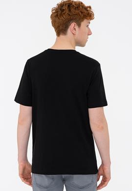 Erkek Siyah Basic Tişört - 50232300027