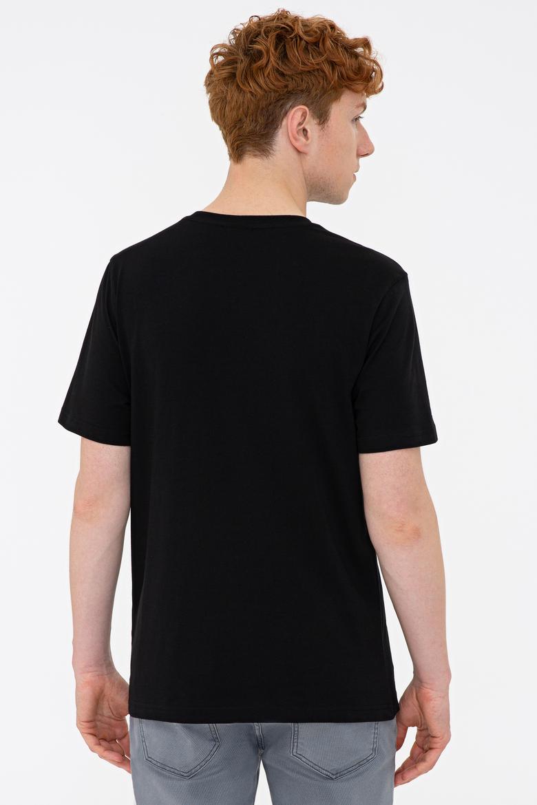 Erkek Siyah Basic Tişört - 50232300027