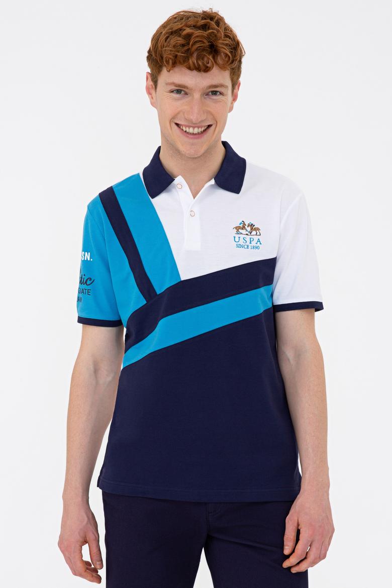 Erkek Kobalt Polo Yaka Tişört