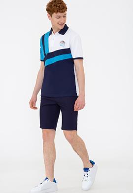 Erkek Kobalt Polo Yaka Tişört - 50232031011