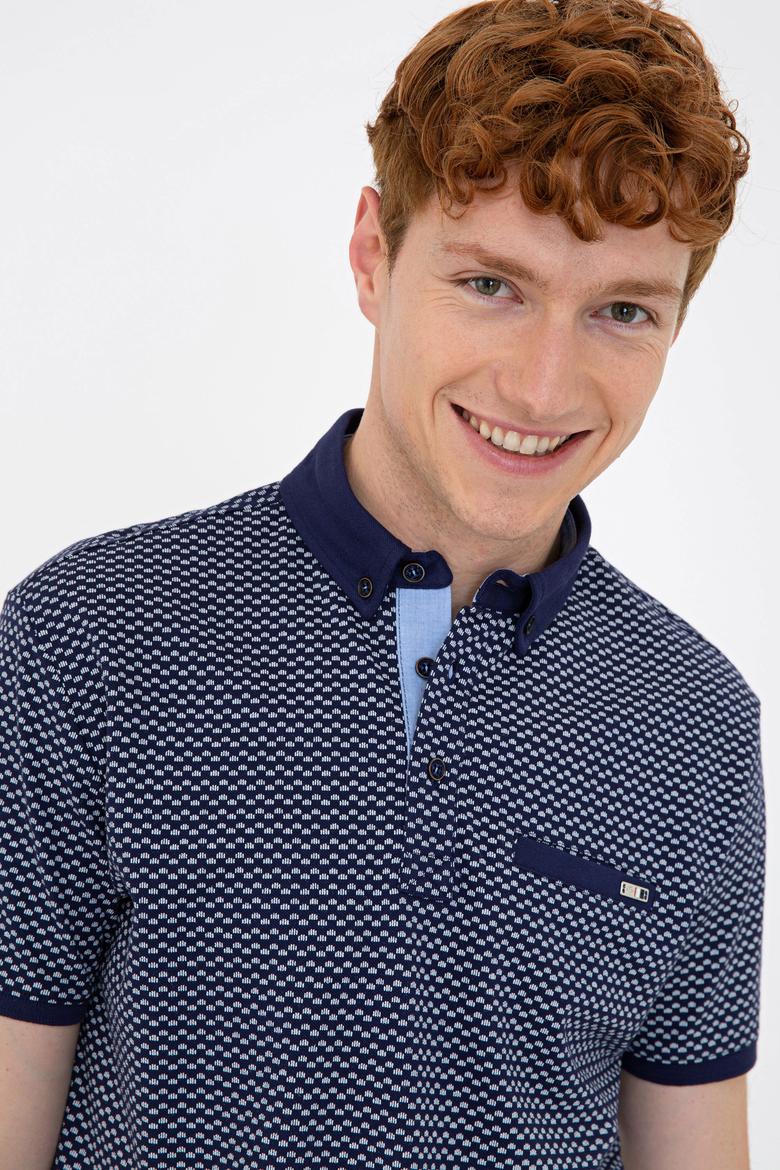 Erkek Lacivert Polo Yaka Tişört - 50231982016