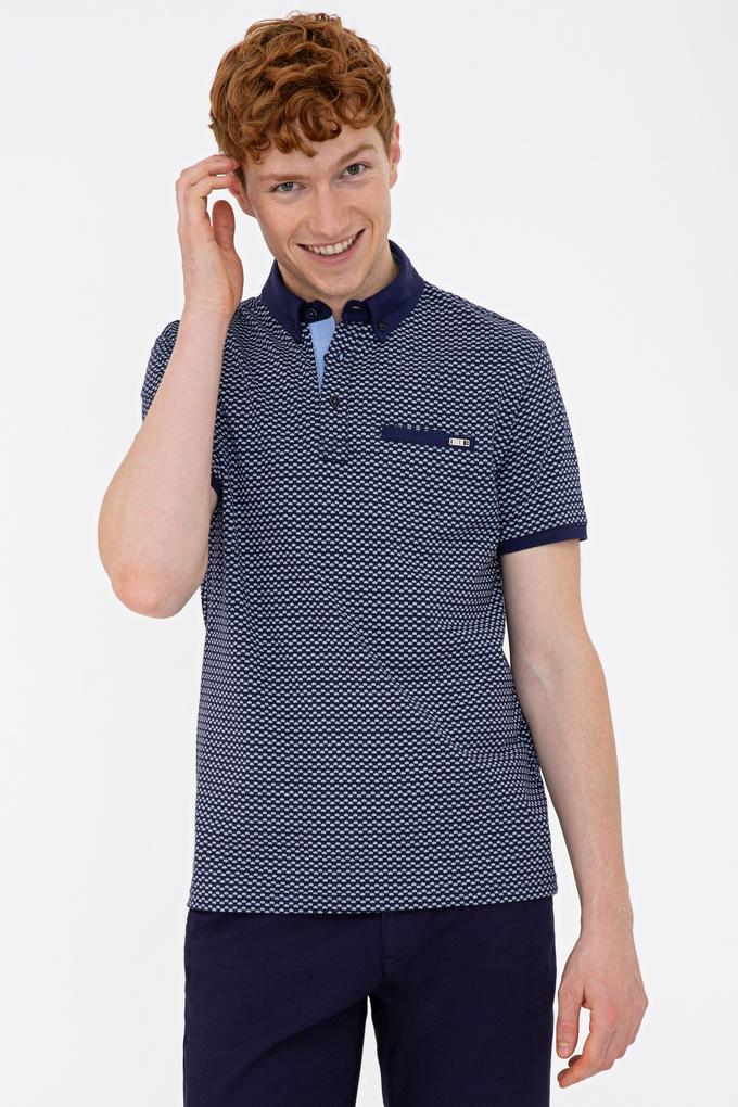 Erkek Lacivert Polo Yaka Tişört