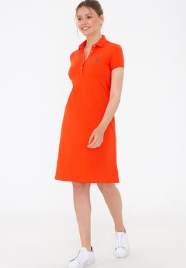 Kadın Nar Çiçeği Örme Elbise - 50234721077