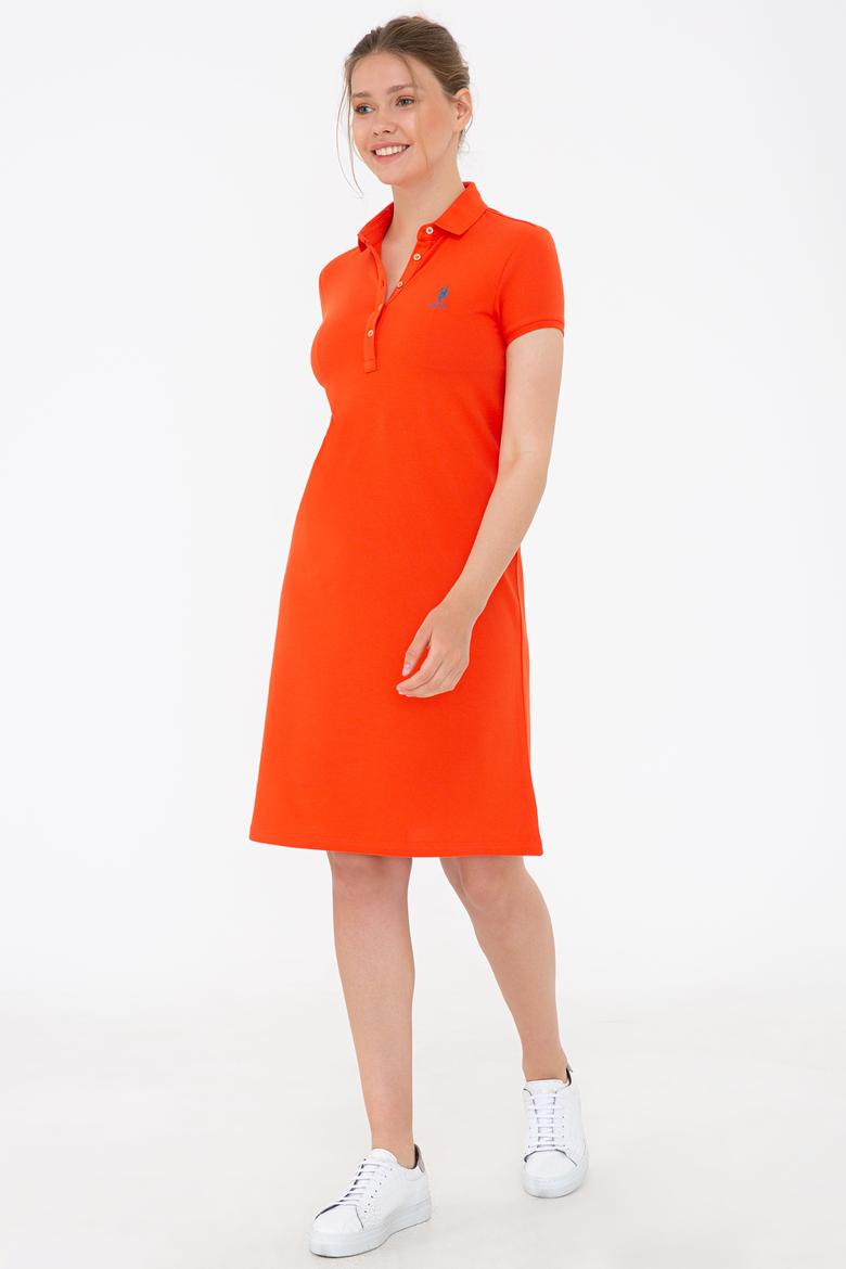 Kadın Nar Çiçeği Örme Elbise - 50234721077