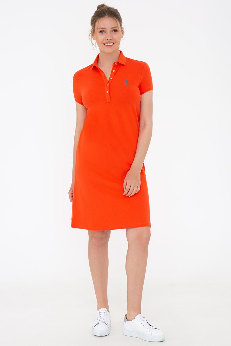 Kadın Nar Çiçeği Örme Elbise