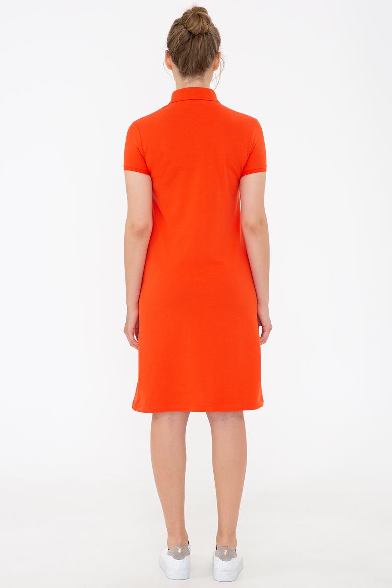 Kadın Nar Çiçeği Örme Elbise - 50234721077