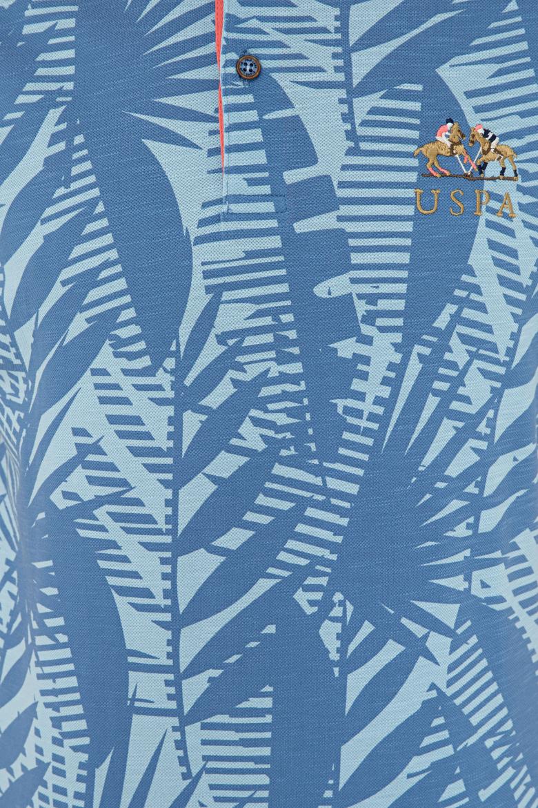 Erkek İndigo Polo Yaka Tişört - 50231980010