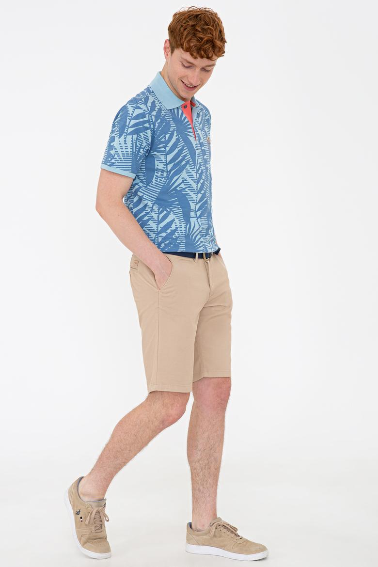 Erkek İndigo Polo Yaka Tişört - 50231980010