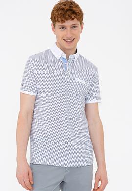 Erkek Beyaz Polo Yaka T-Shirt - 50231982009