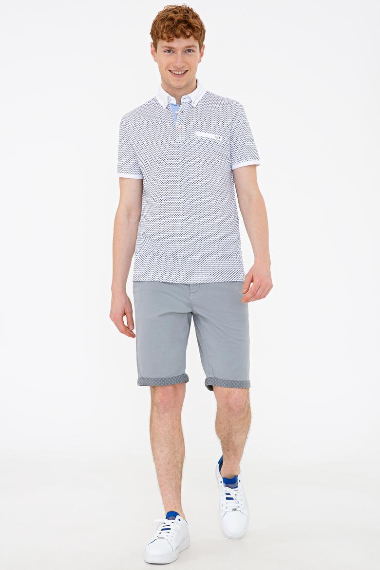 Erkek Beyaz Polo Yaka T-Shirt - 50231982009