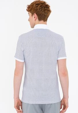 Erkek Beyaz Polo Yaka T-Shirt - 50231982009