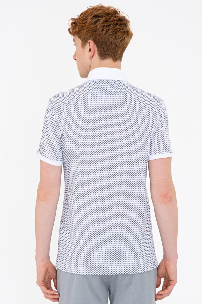Erkek Beyaz Polo Yaka T-Shirt - 50231982009